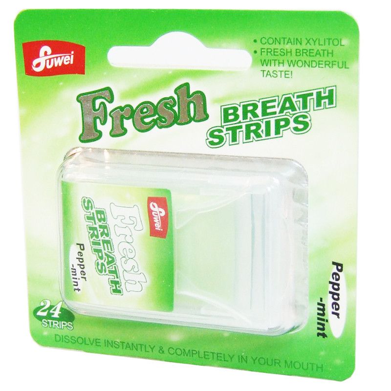 Fuwei Fresh Breath Strips Peppermint - 24 Strips - Catchme.lk