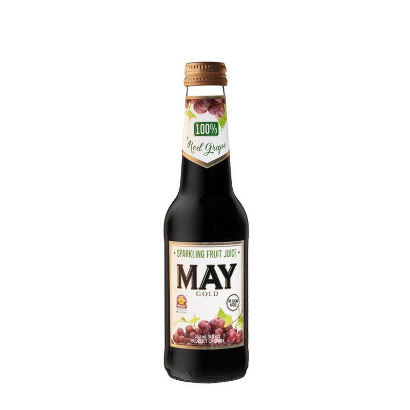 May Gold Sparkling Red Grape Juice 250ml Catchme.lk