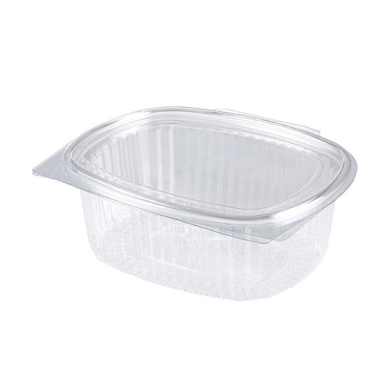 Oval Hinged Container With Lid 375ml 5pcs Pack Catchme.lk