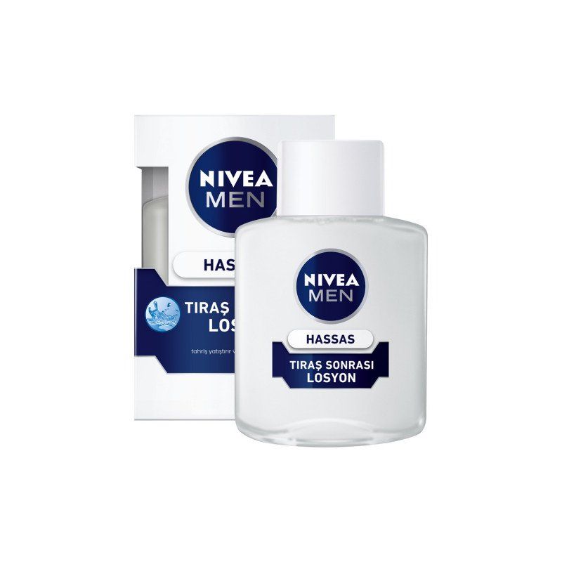 NIVEA Men Sensitive Post Shave Balm Soothes and Moisturizes Skin