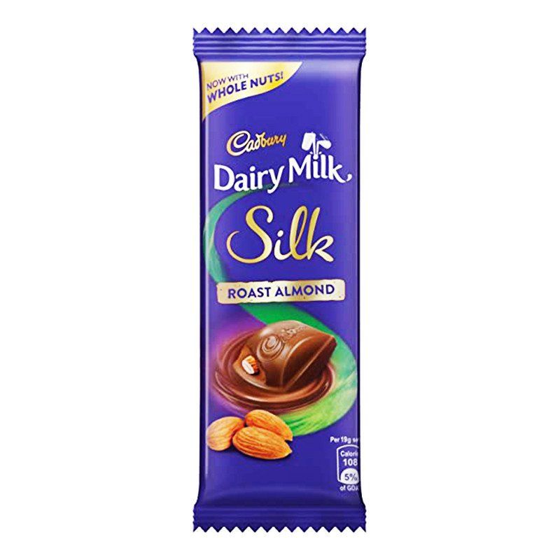 Cadbury Dairy Milk Silk Roast Almond Chocolate Bar 58g Catchme.lk