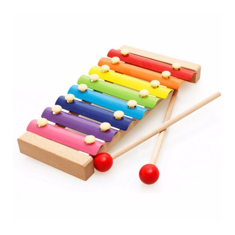 Colorful 8 Tones Hand Knock Xylophone - Catchme.lk