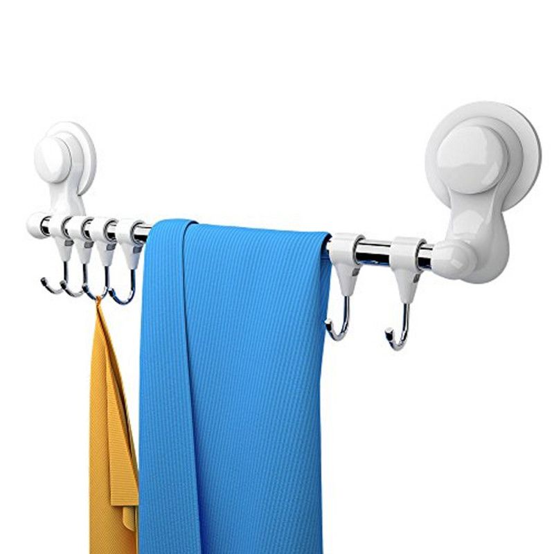 Bathroom Suction Cup Towel Rack - Catchme.lk