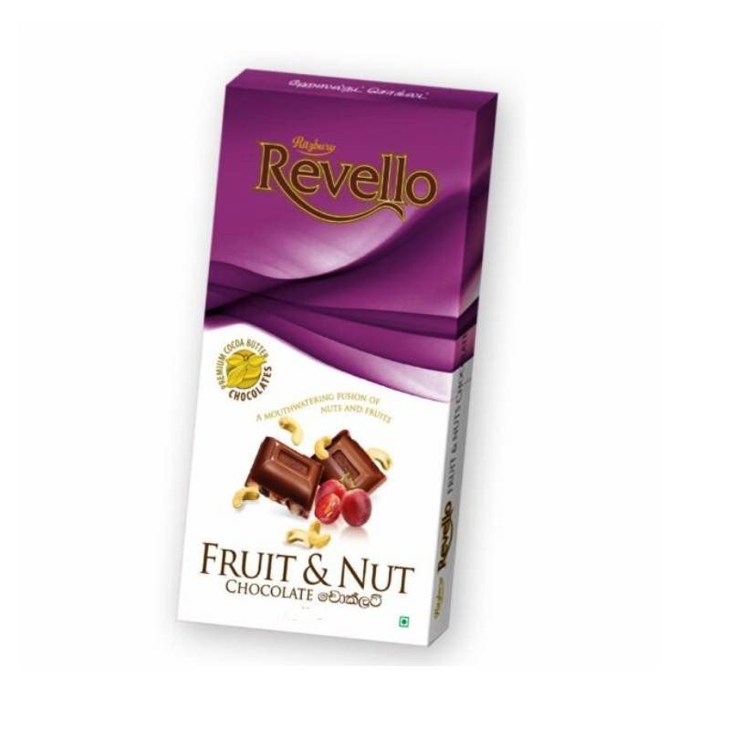 Ritzbury Revello Fruit & Nut Chocolate 100g Catchme.lk