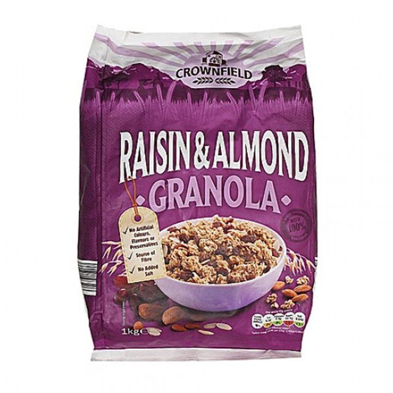 Crownfield Granola Raisin & Almonds 1kg Catchme.lk