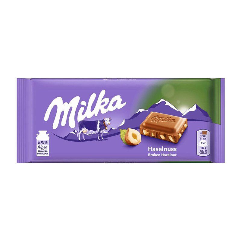 Milka Haselnuss Broken Hazelnut 100g - Catchme.lk