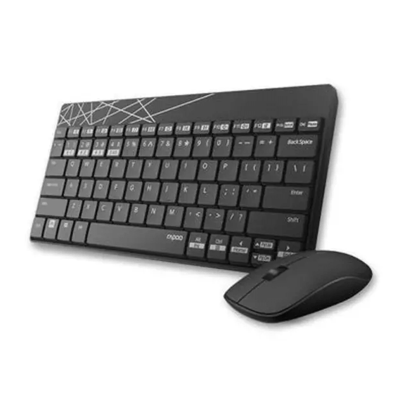 Rapoo 8000M Wireless Keyboard Mouse Combo Catchme.lk