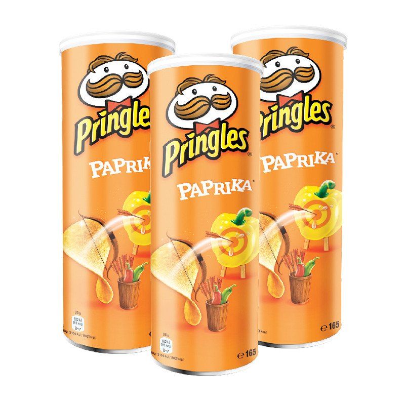 Pringles Paprika 165g x 3 - Catchme.lk