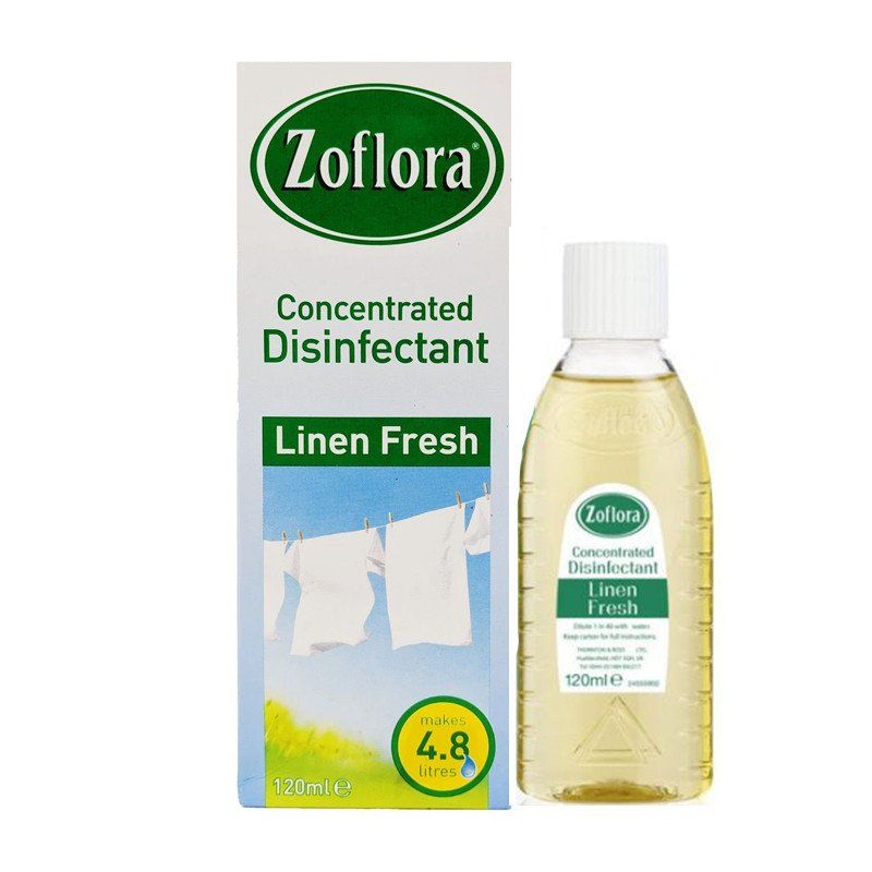 Zoflora Linen Fresh Disinfectant 120ml Catchme.lk