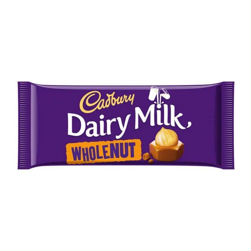 Cadbury Dairy Milk Whole Nut 120g Catchme.lk