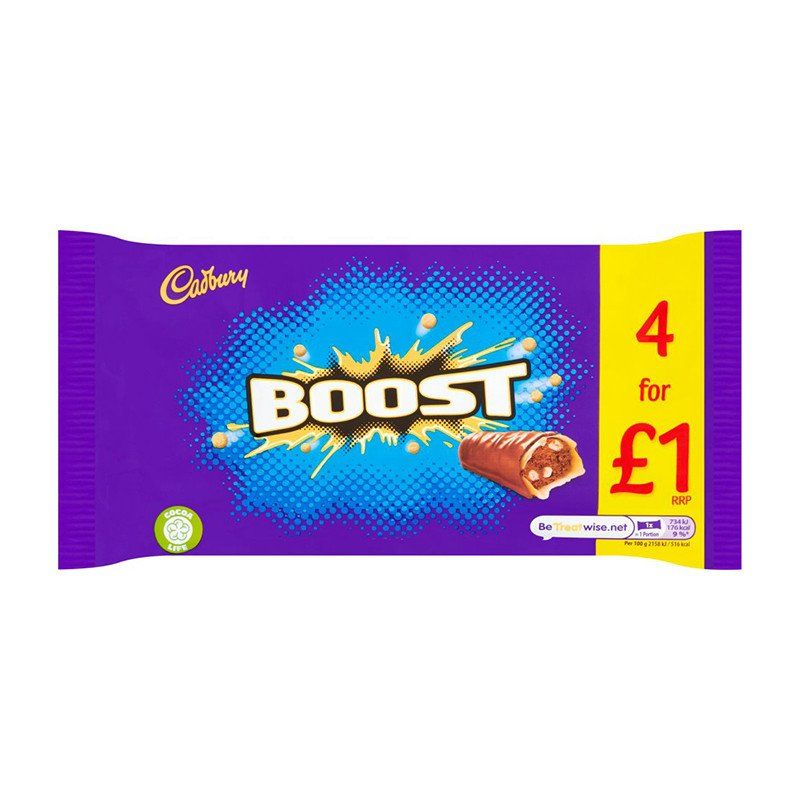 Cadbury Boost 4 Bars 136g Catchme.lk