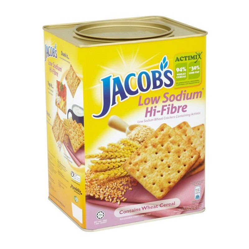 Jacobs Low Sodium Hi Fibre Cracker 700g Catchme.lk