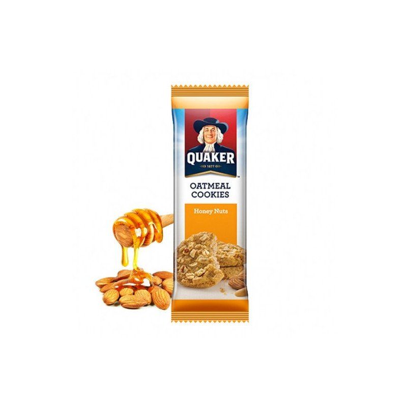 Quaker Oat Cookies Honey & Nut 27g Catchme.lk
