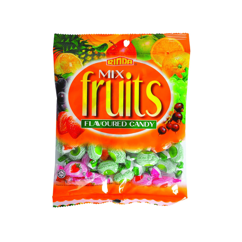 Rinda Mixed Fruits Flavored Candy 200g - Catchme.lk