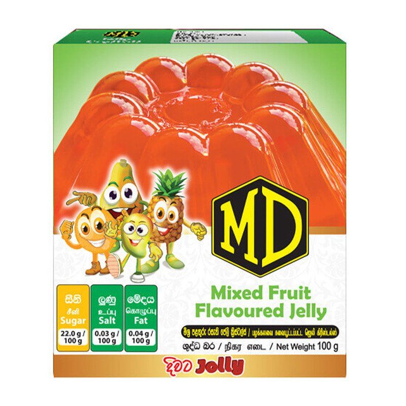 MD Mixed Fruit Flavoured Jelly Crystal 200g Catchme.lk