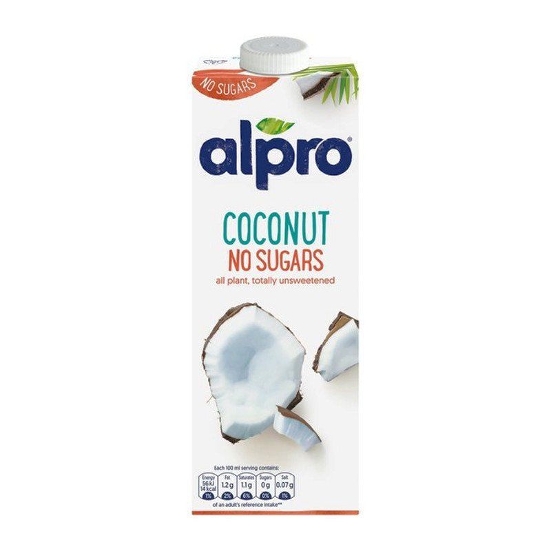 Alpro Coconut No Sugar Unsweetened Milk 1L Catchme.lk