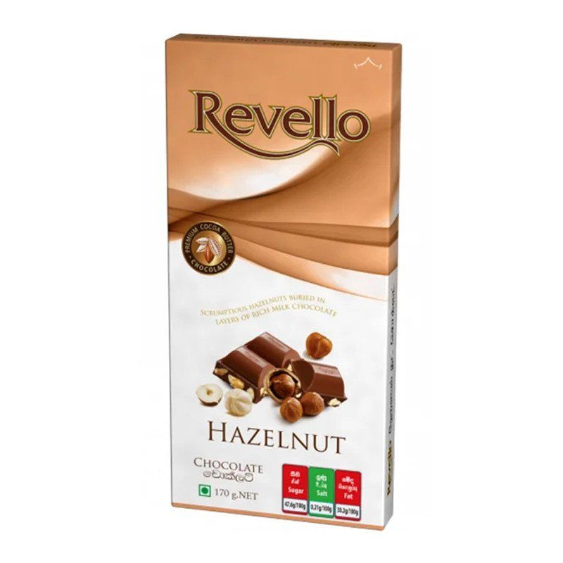 Revello Classic Hazelnut Chocolate 170g Catchme.lk