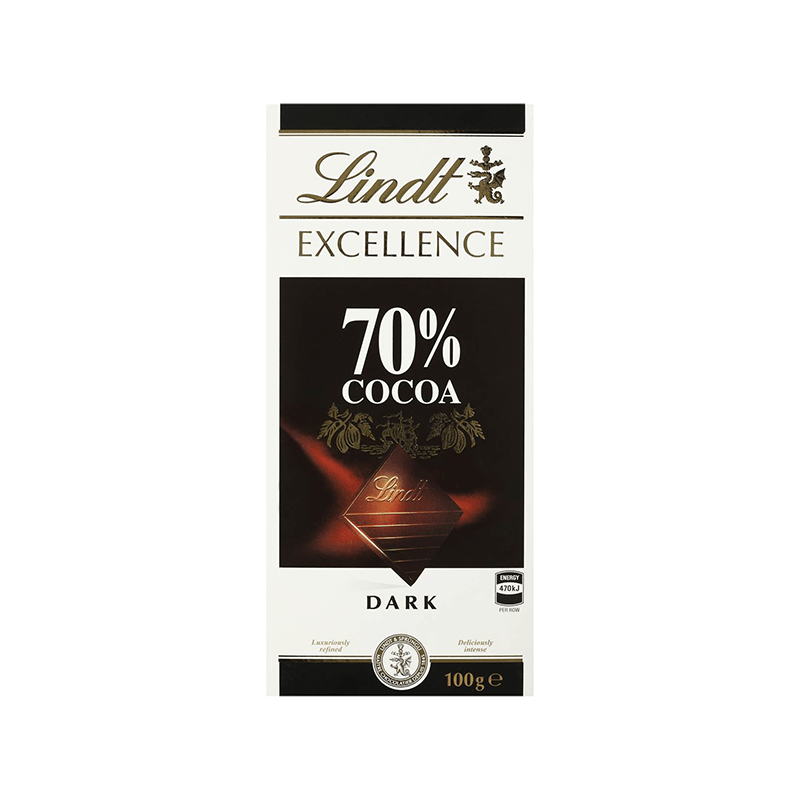 Lindt Excellence 70% Cocoa Intense Dark Chocolate 100g - Catchme.lk