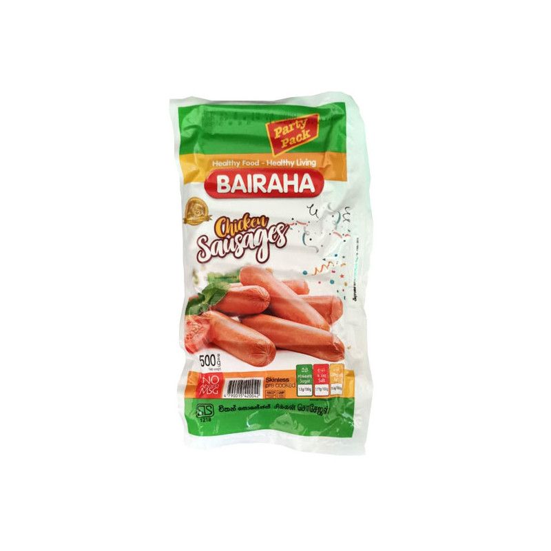 Bairaha Chicken Sausages Party Pack 500g - CatchMe.lk 