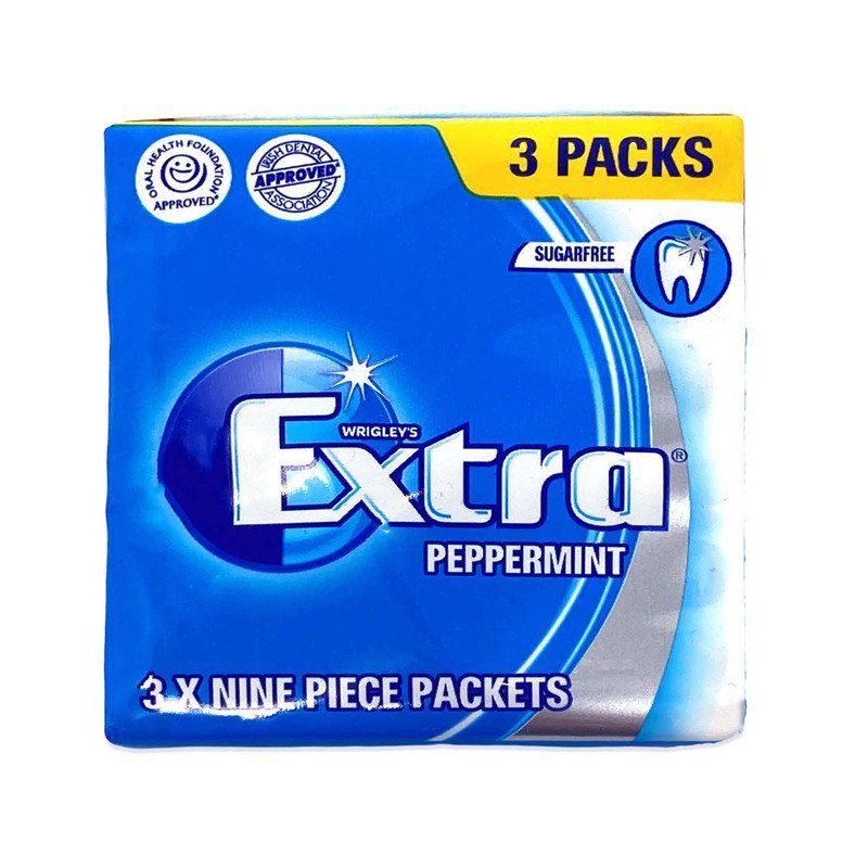 Wrigley's Extra Peppermint 3 packs 37.8g - Catchme.lk