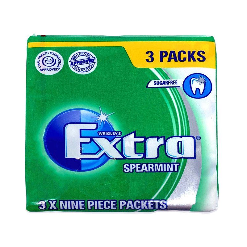 Wrigley's Extra Spearmint 3 packs 37.8g - Catchme.lk