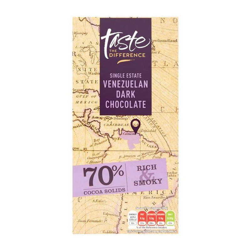 Sainsburys Single Estate Venezuelan Dark Chocolate 70 100g Catchme.lk