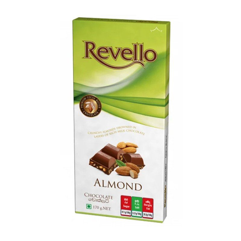 Revello Classic Almond Chocolate 170g Catchme.lk