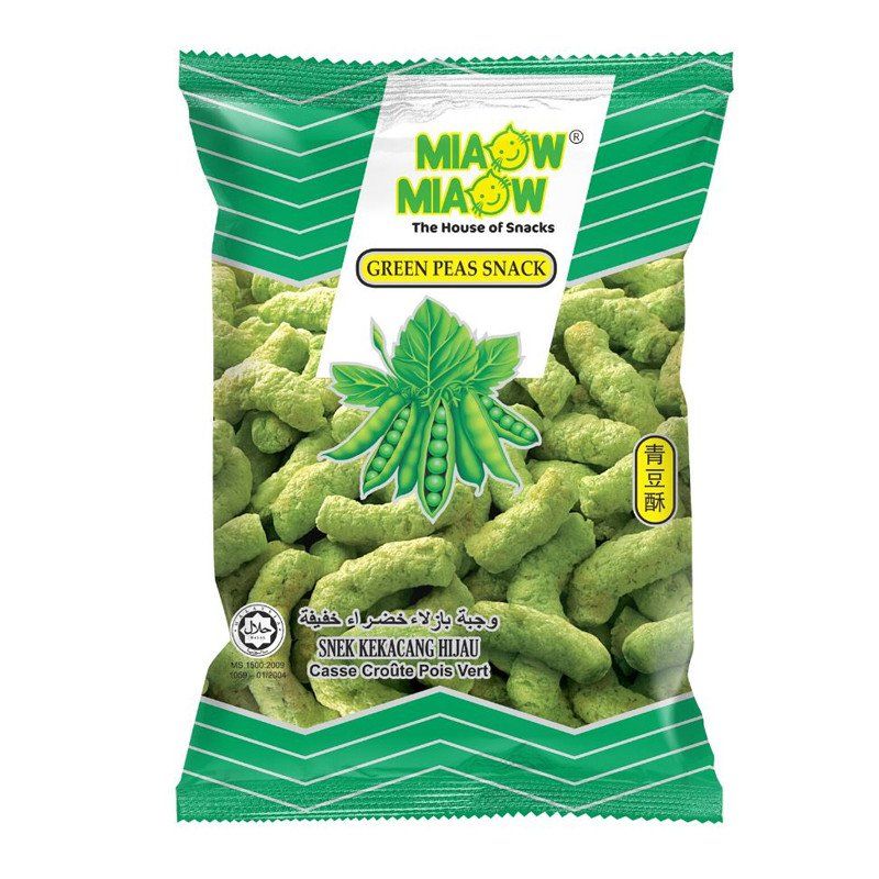 Miaow Miaow Green Peas snack 150g - Catchme.lk