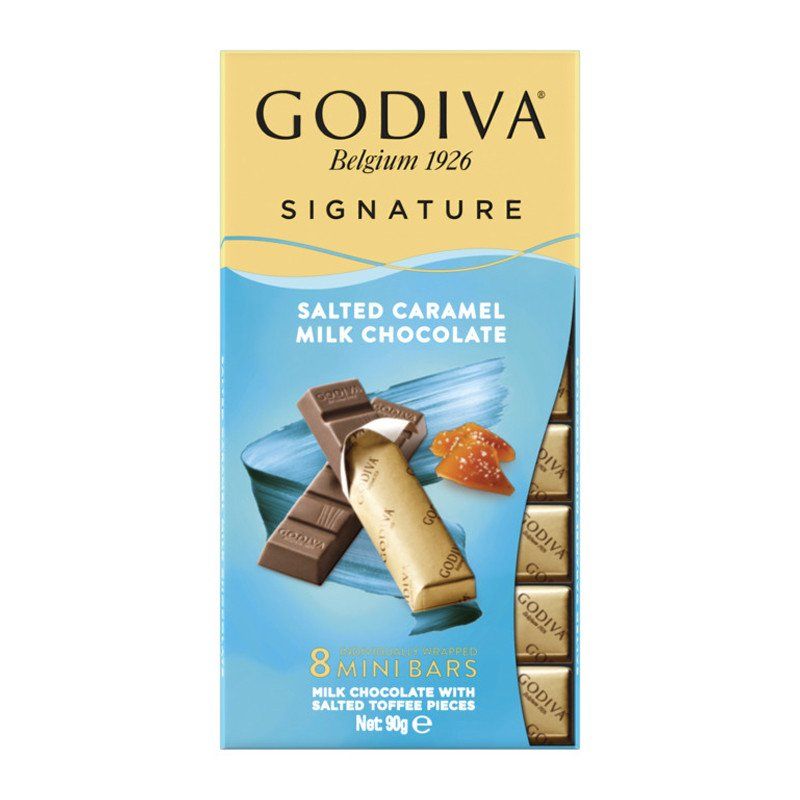 Godiva Signature Salted Caramel Milk Chocolate 90g - Catchme.lk