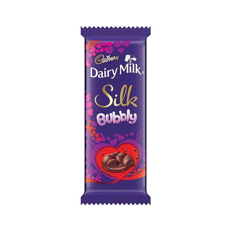 Cadbury Dairy Milk Silk Bubbly Chocolate Bar 50g Catchme.lk