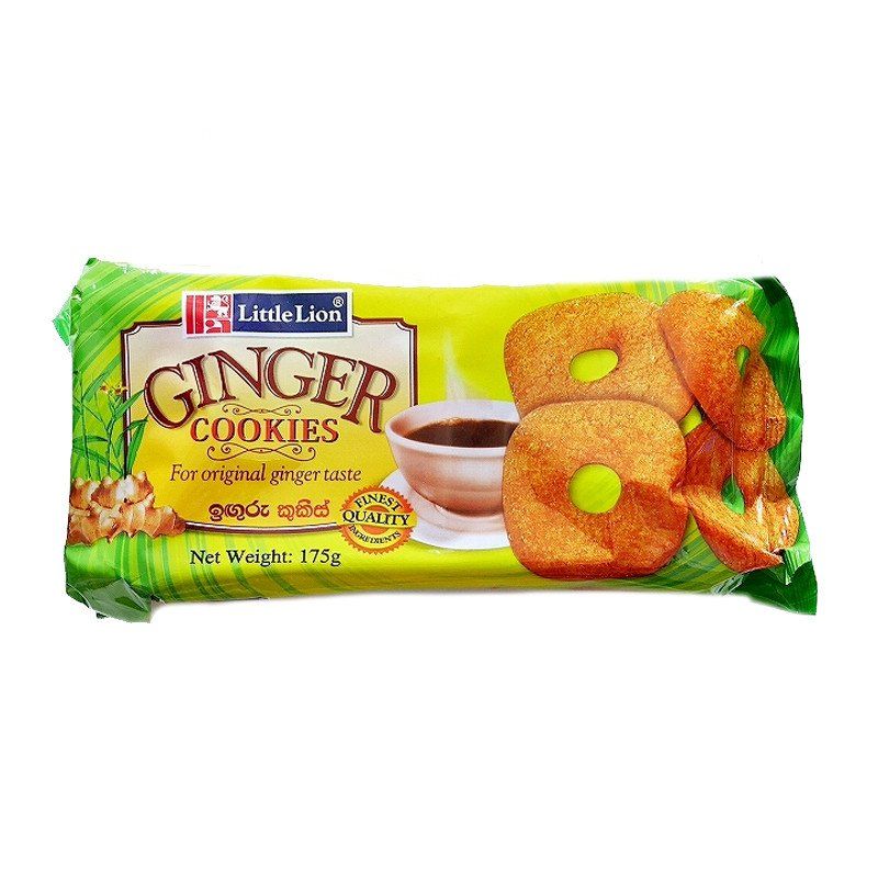 Little Lion Ginger Cookies 175g Catchme.lk
