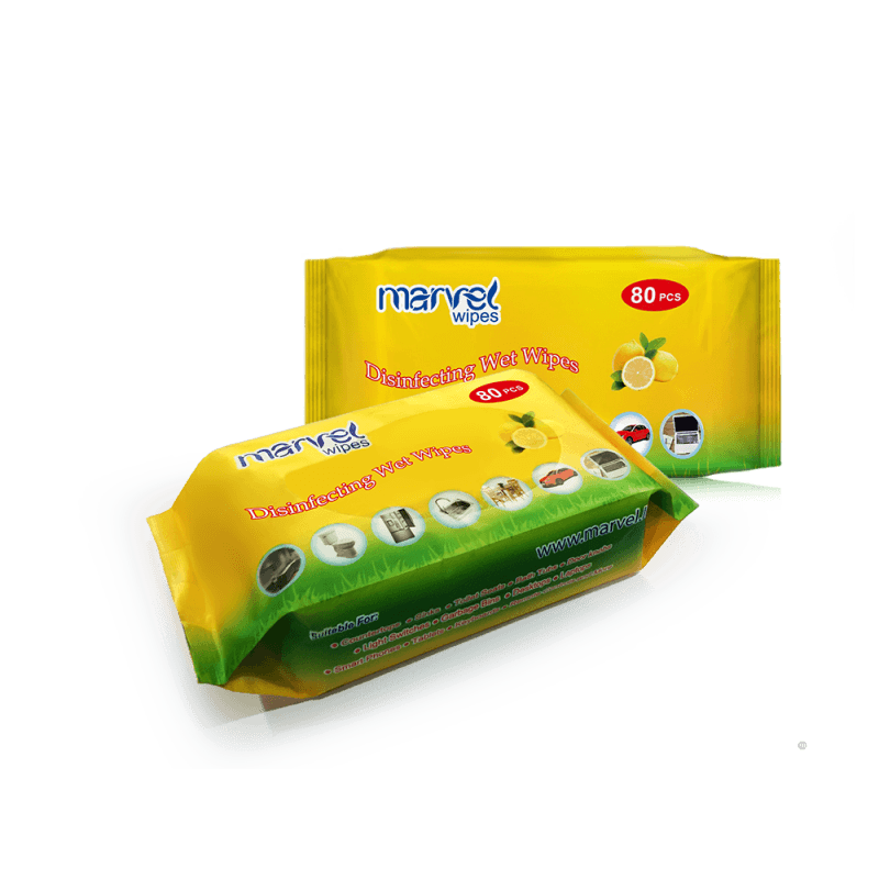 Marvel Disinfecting Wet Wipes 80 Pcs Catchme.lk