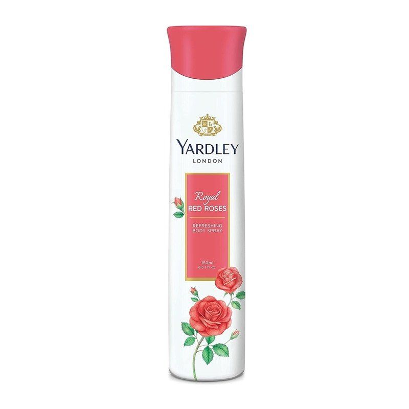 Yardley Body Spray (For Woman) Red Rose 150ml Catchme.lk