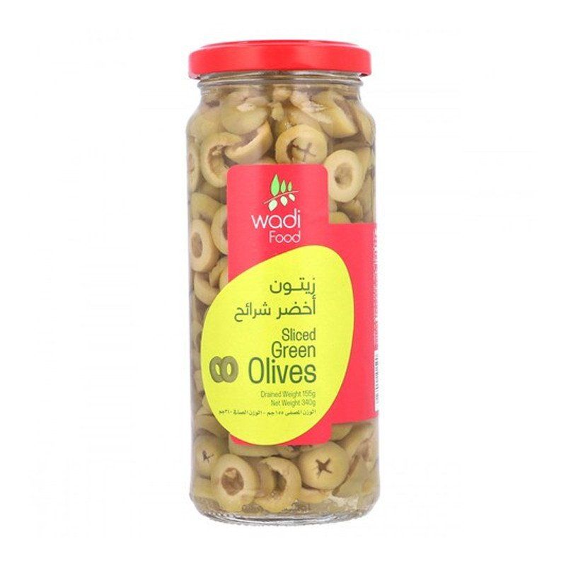Wadi Food Sliced Green Olives 340g Catchme.lk