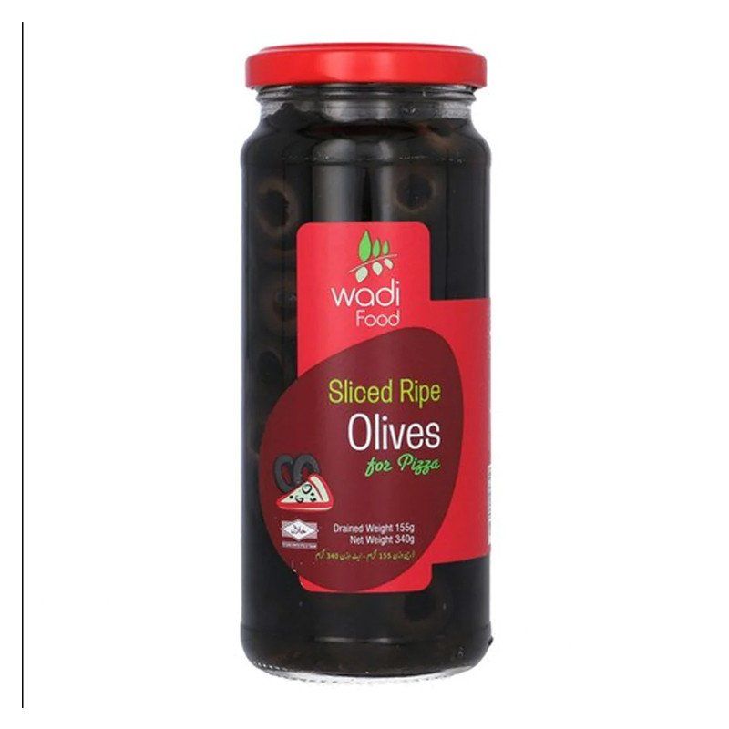Wadi Food Sliced Black Olives 340g Catchme.lk