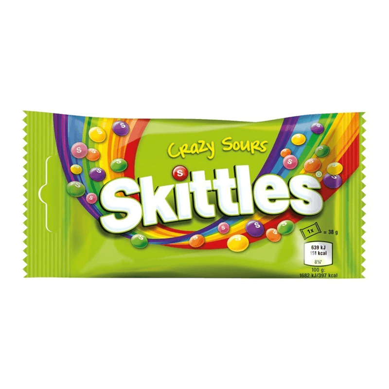 Skittles Crazy Sours 38g - Catchme.lk