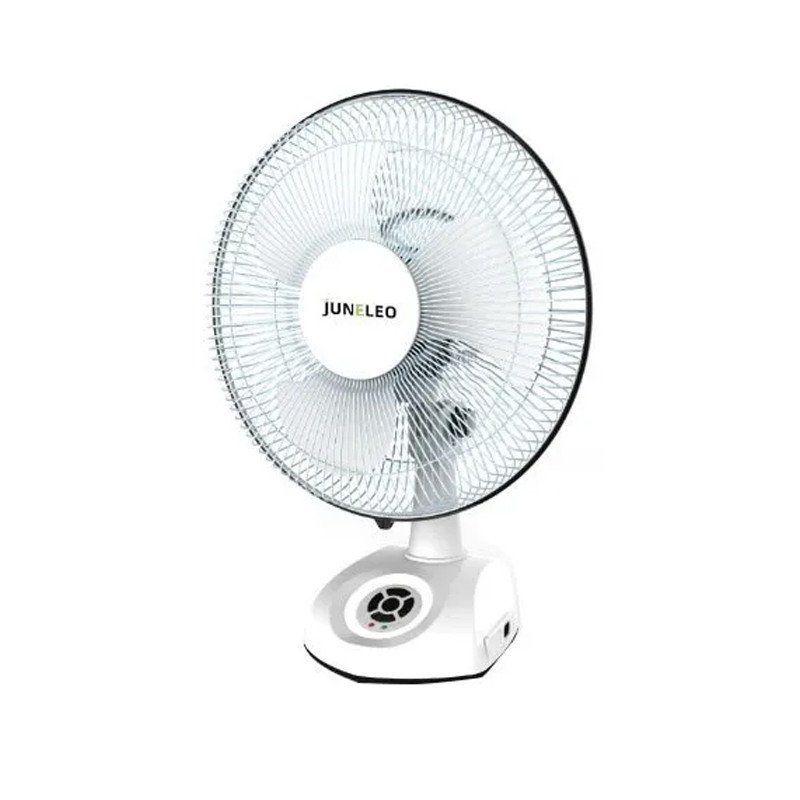 Juneleo 12 inch AC/DC Rechargeable Table Fan with Light Jl - 2912 -  Catchme.lk