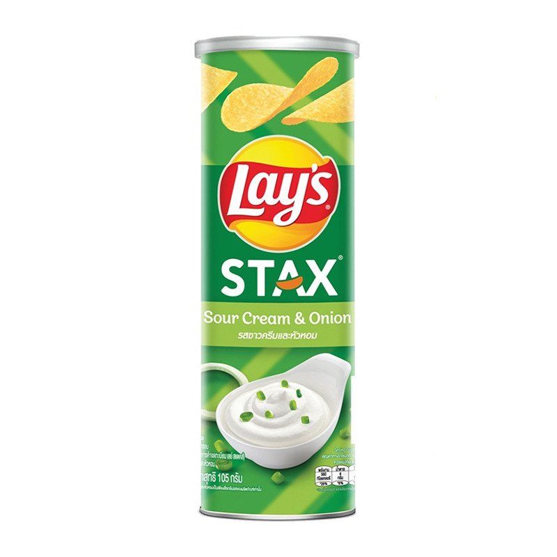 LAY'S STAX Sour Cream and Onion 135g Catchme.lk