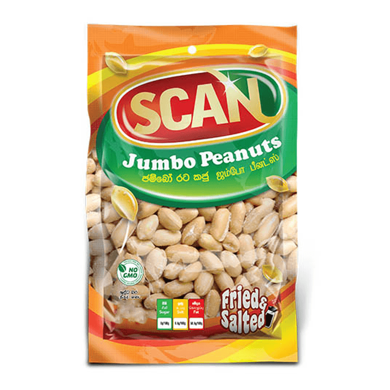 Scan Jumbo Peanuts Fried & Salted 70g Catchme.lk
