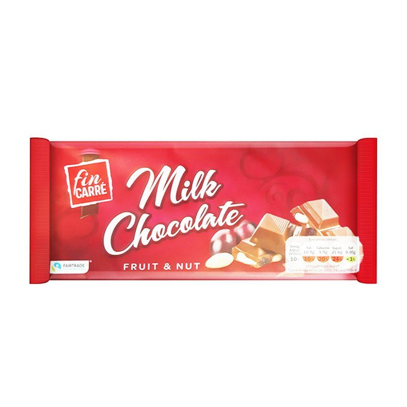 Fin Carre Fruit and Nut Milk Chocolate 200g Catchme.lk