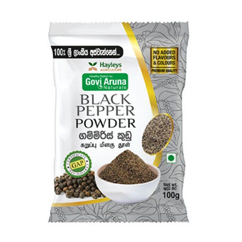 Govi Aruna Black Pepper Powder 100g Catchme.lk