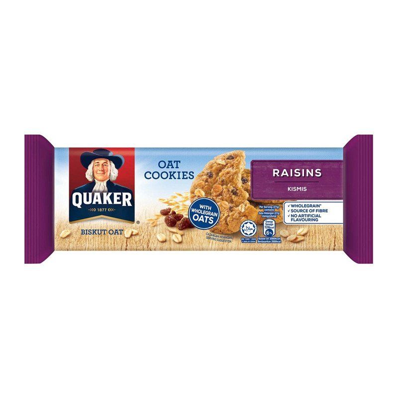 Quaker Oat Cookies Raisins 108g Catchme.lk