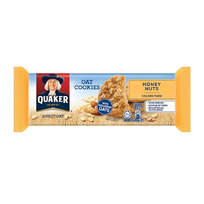 Quaker Oat Honey Nuts Cookies 108g Catchme.lk