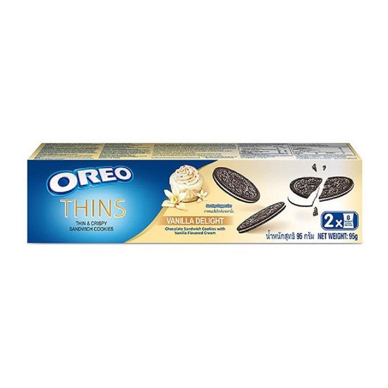 Oreo Thins Vanilla Delight 95g - Catchme.lk