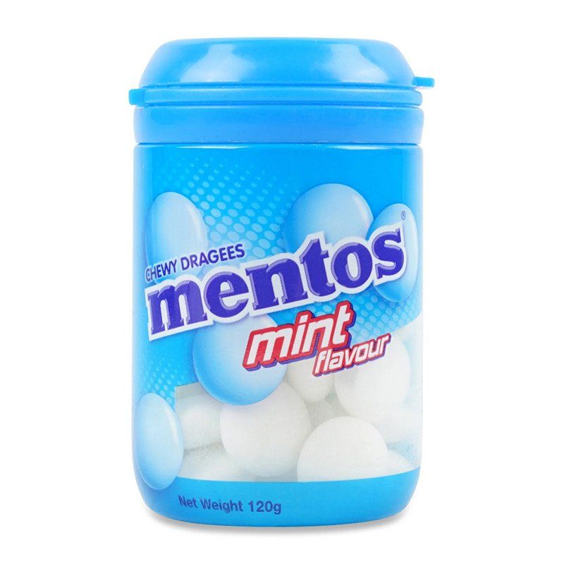 Mentos Chewy Dragees Mint 120g - Catchme.lk