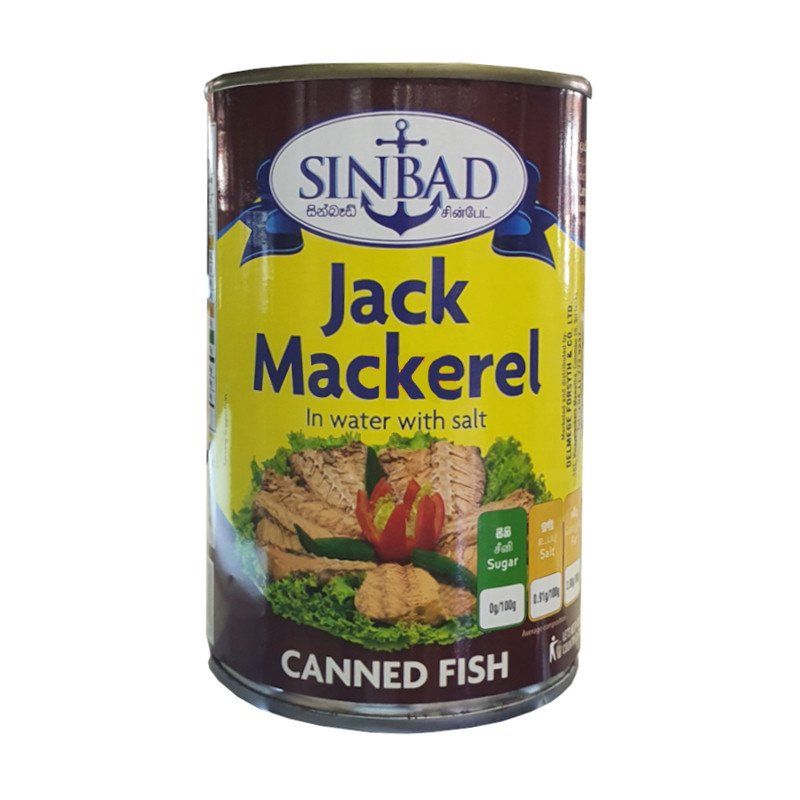 Sinbad Jack Mackeral Canned Fish 425g Catchme.lk
