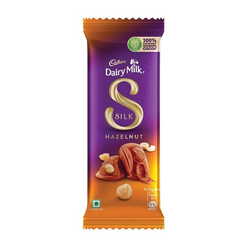 Cadbury Dairy Milk Silk Hazelnut Chocolate Bar 143g Catchme.lk