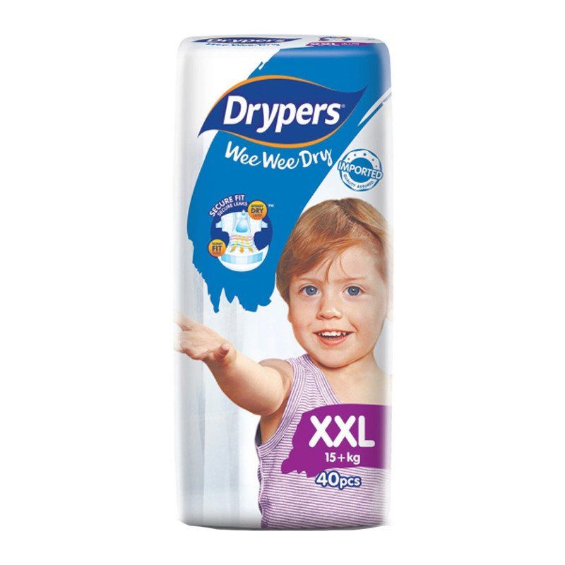 Drypers Wee Wee Dry Mega (XXL) 40 PCS Catchme.lk