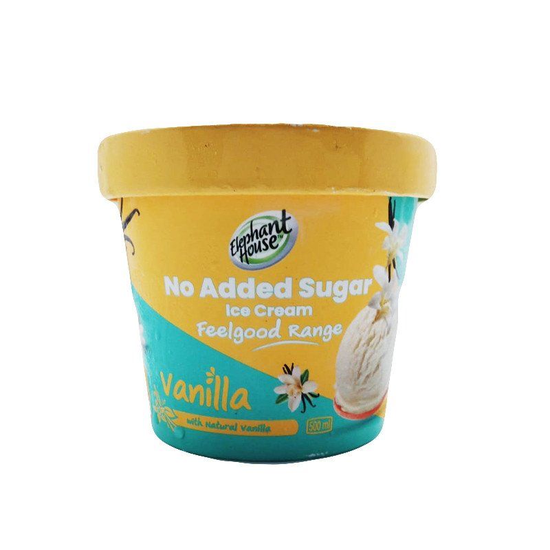 Elephant House No Added Sugar Vanilla IceCream 500ml Catchme.lk