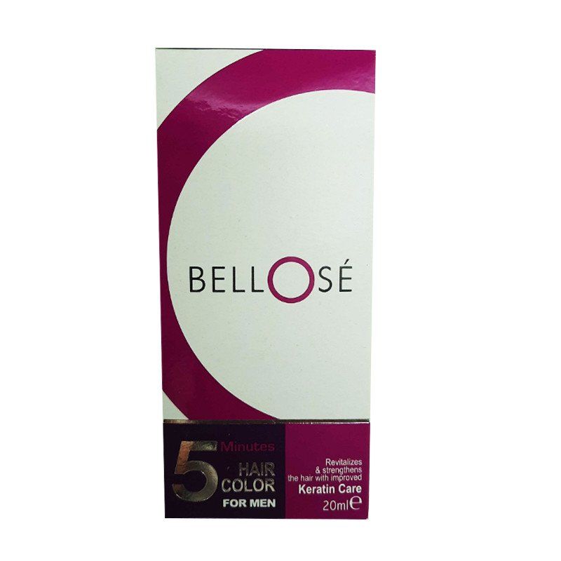 Bellose Professional (1.0) Hair Color For Men (BLACK) 20ml Catchme.lk